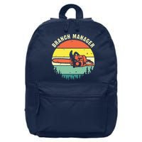 Cool Lumberjack Art Arborist Logger Branch Manager 16 in Basic Backpack