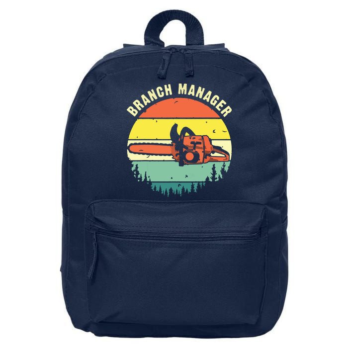 Cool Lumberjack Art Arborist Logger Branch Manager 16 in Basic Backpack