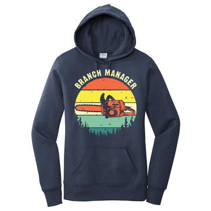 Cool Lumberjack Art Arborist Logger Branch Manager Women's Pullover Hoodie