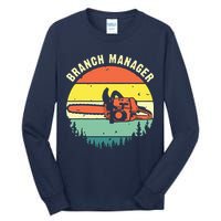 Cool Lumberjack Art Arborist Logger Branch Manager Tall Long Sleeve T-Shirt