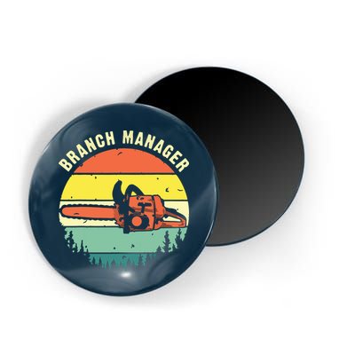 Cool Lumberjack Art Arborist Logger Branch Manager Magnet