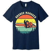 Cool Lumberjack Art Arborist Logger Branch Manager Premium T-Shirt