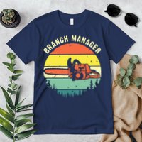 Cool Lumberjack Art Arborist Logger Branch Manager Premium T-Shirt