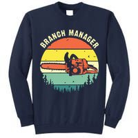 Cool Lumberjack Art Arborist Logger Branch Manager Tall Sweatshirt