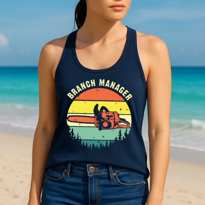 Cool Lumberjack Art Arborist Logger Branch Manager Womens Tank Top