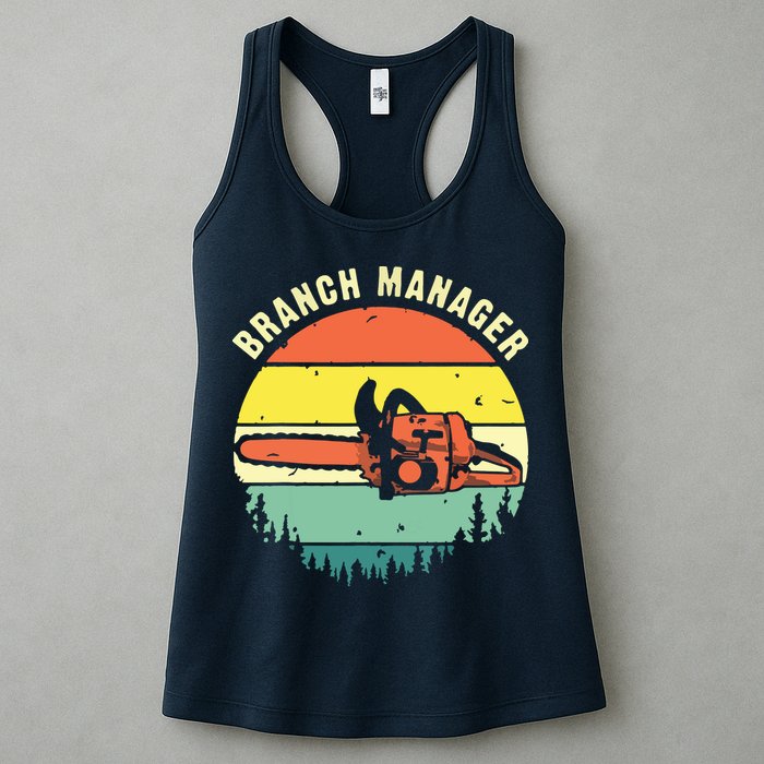 Cool Lumberjack Art Arborist Logger Branch Manager Womens Tank Top
