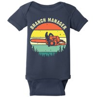 Cool Lumberjack Art Arborist Logger Branch Manager Baby Bodysuit