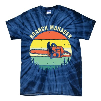 Cool Lumberjack Art Arborist Logger Branch Manager Tie-Dye T-Shirt