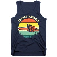 Cool Lumberjack Art Arborist Logger Branch Manager Tank Top