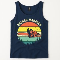 Cool Lumberjack Art Arborist Logger Branch Manager Tank Top