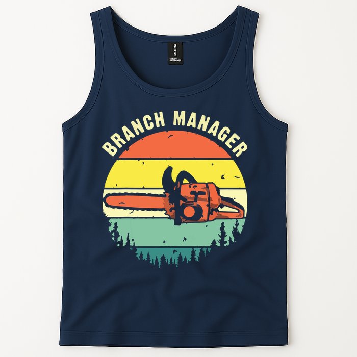 Cool Lumberjack Art Arborist Logger Branch Manager Tank Top