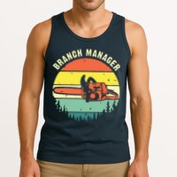 Cool Lumberjack Art Arborist Logger Branch Manager Tank Top
