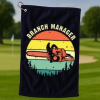 Cool Lumberjack Art Arborist Logger Branch Manager Golf Towel