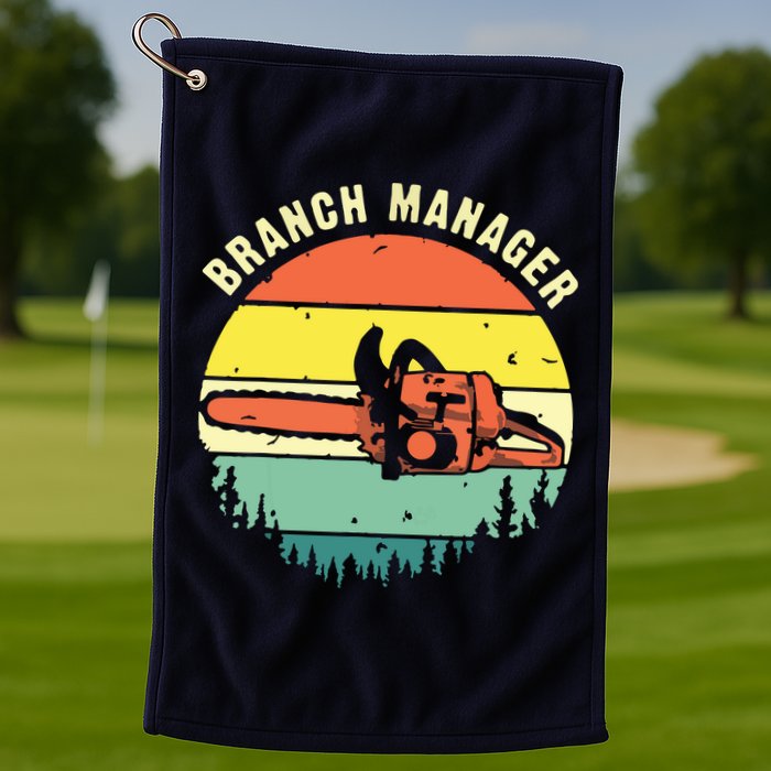 Cool Lumberjack Art Arborist Logger Branch Manager Golf Towel