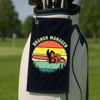 Cool Lumberjack Art Arborist Logger Branch Manager Golf Towel