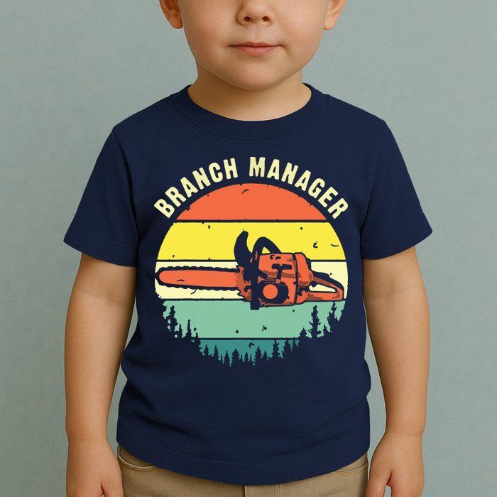 Cool Lumberjack Art Arborist Logger Branch Manager Toddler T-Shirt