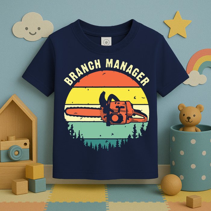 Cool Lumberjack Art Arborist Logger Branch Manager Toddler T-Shirt