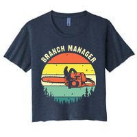 Cool Lumberjack Art Arborist Logger Branch Manager Crop Top