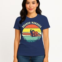 Cool Lumberjack Art Arborist Logger Branch Manager Womens T-Shirt