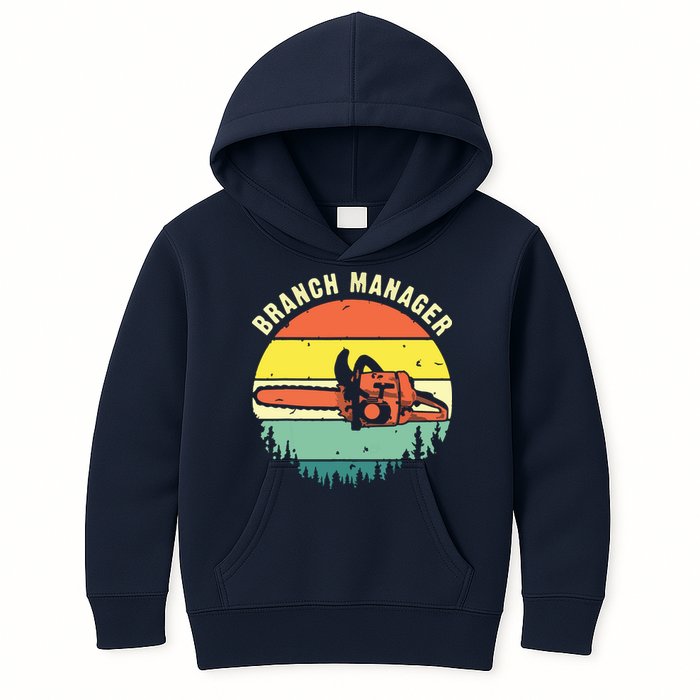 Cool Lumberjack Art Arborist Logger Branch Manager Kids Hoodie