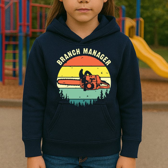 Cool Lumberjack Art Arborist Logger Branch Manager Kids Hoodie
