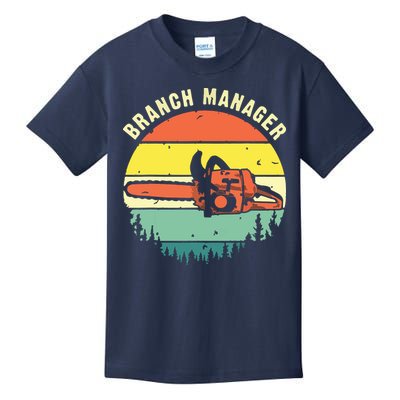 Cool Lumberjack Art Arborist Logger Branch Manager Kids T-Shirt