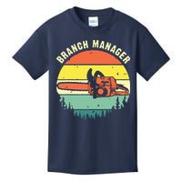 Cool Lumberjack Art Arborist Logger Branch Manager Kids T-Shirt