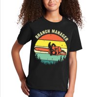 Cool Lumberjack Art Arborist Logger Branch Manager Kids T-Shirt