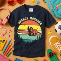 Cool Lumberjack Art Arborist Logger Branch Manager Kids T-Shirt