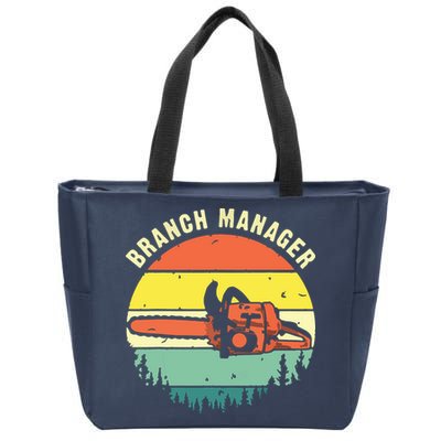 Cool Lumberjack Art Arborist Logger Branch Manager Zip Tote Bag