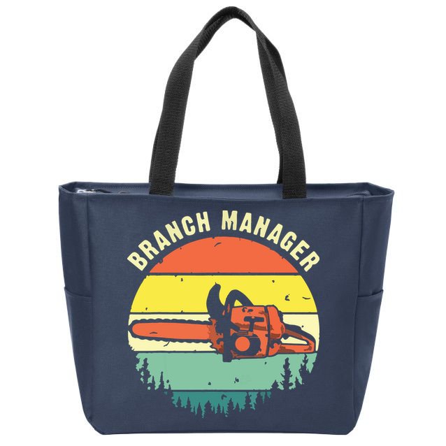 Cool Lumberjack Art Arborist Logger Branch Manager Zip Tote Bag
