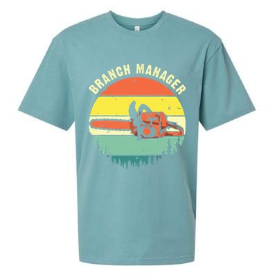Cool Lumberjack Art Arborist Logger Branch Manager Sueded Cloud Jersey T-Shirt