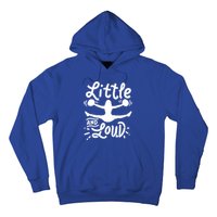 Cheerleading Little And Loud Cheerleader Gift Team Squad Gift Hoodie