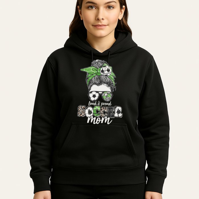 Cute Loud And Proud Soccer Mom Hoodie