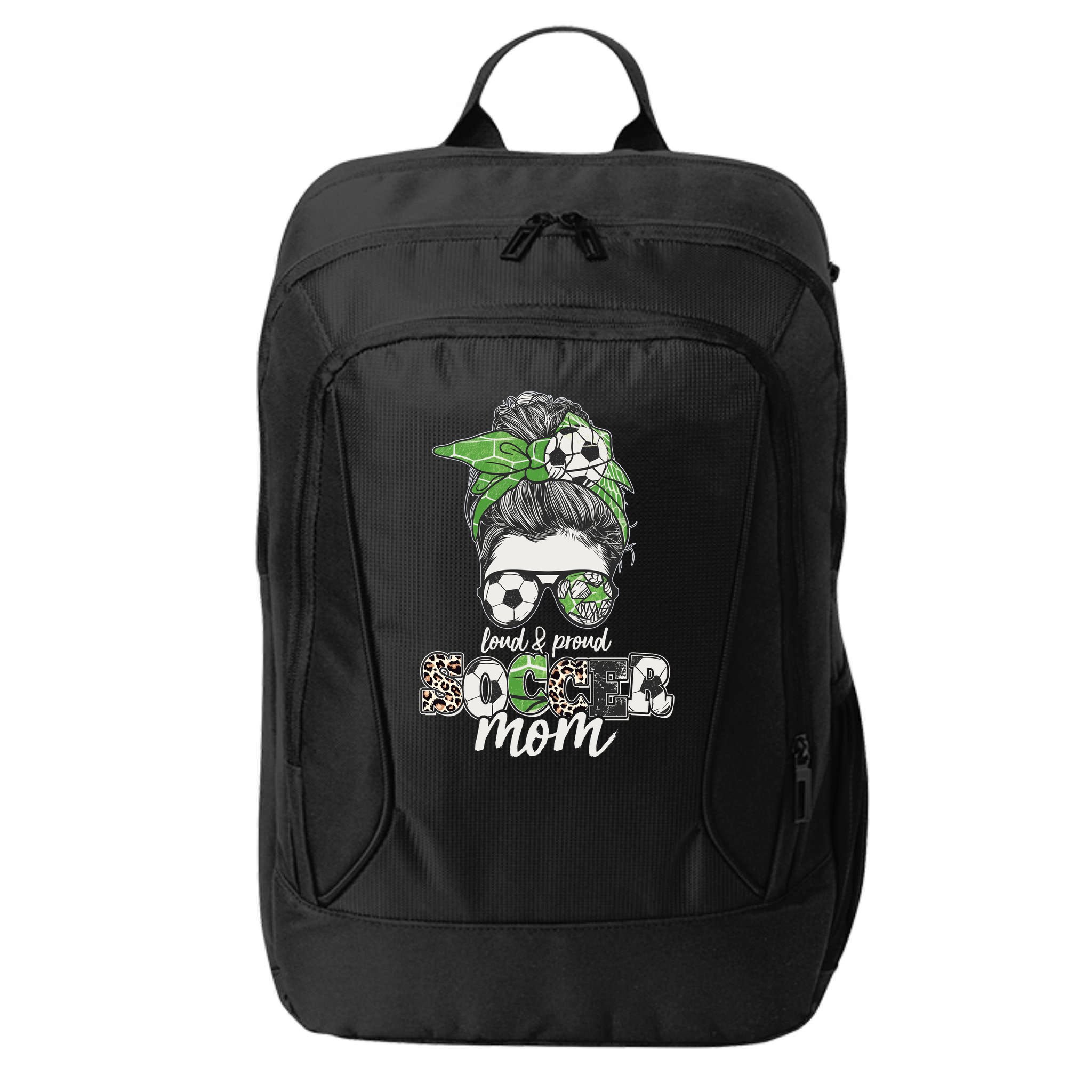 Cute Loud And Proud Soccer Mom City Backpack