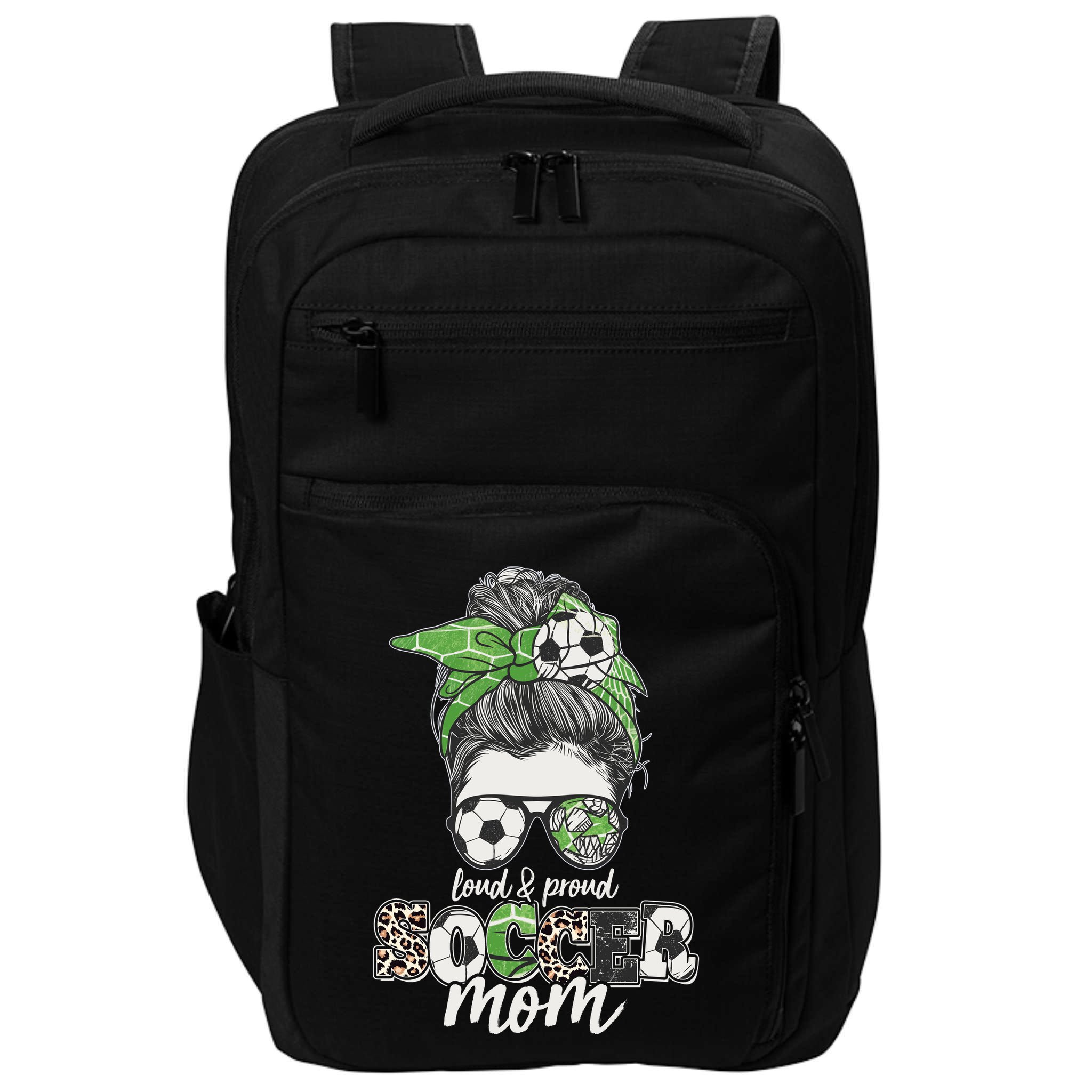 Cute Loud And Proud Soccer Mom Impact Tech Backpack