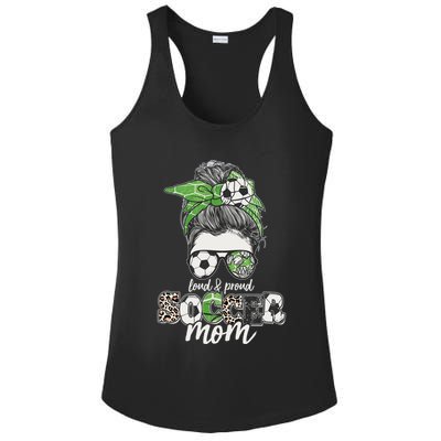 Cute Loud And Proud Soccer Mom Ladies PosiCharge Competitor Racerback Tank