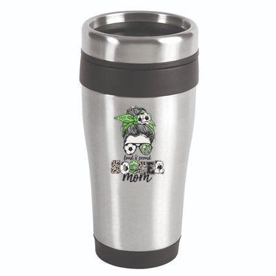 Cute Loud And Proud Soccer Mom 16oz Travel Tumbler