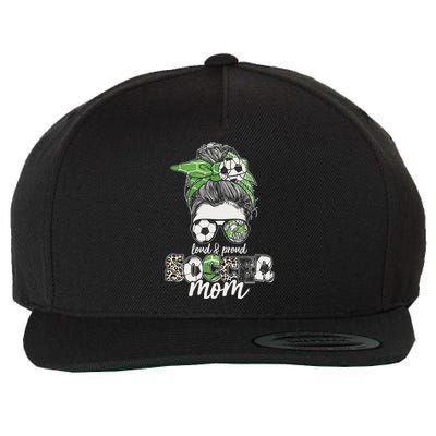 Cute Loud And Proud Soccer Mom Wool Snapback Cap