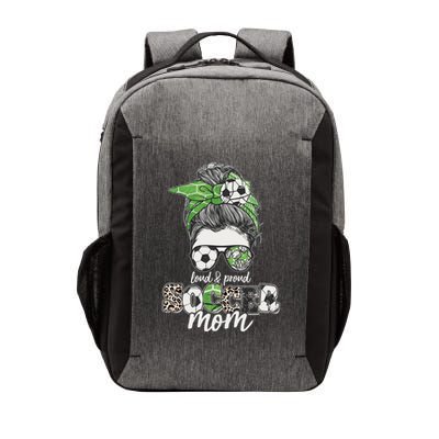 Cute Loud And Proud Soccer Mom Vector Backpack