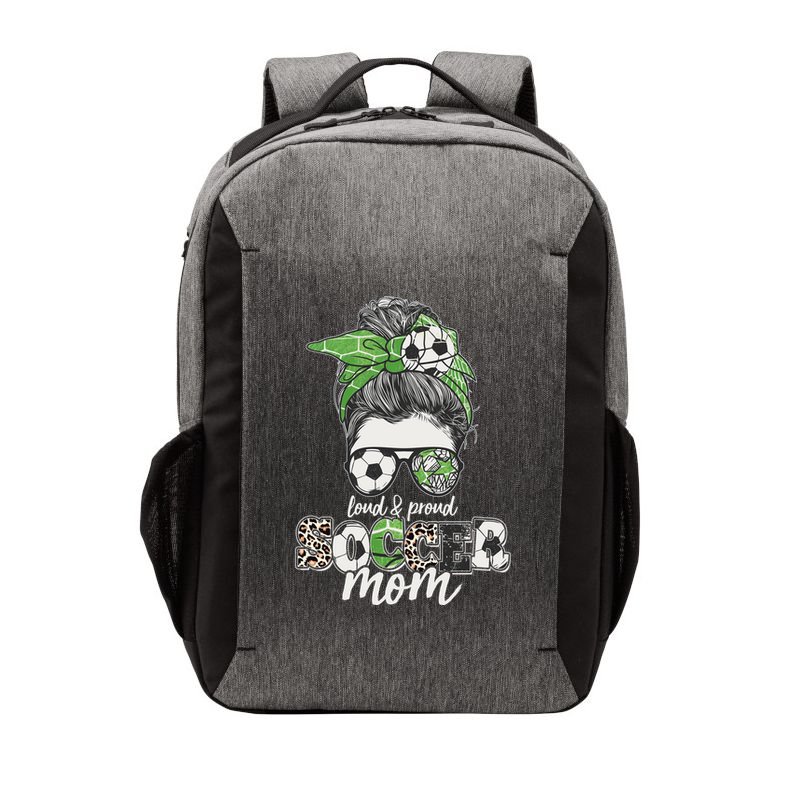 Cute Loud And Proud Soccer Mom Vector Backpack