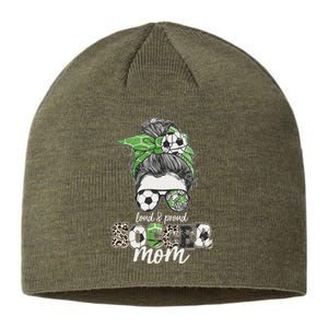 Cute Loud And Proud Soccer Mom Sustainable Beanie