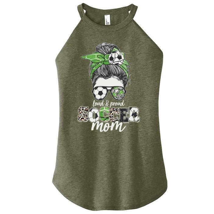 Cute Loud And Proud Soccer Mom Women's Perfect Tri Rocker Tank