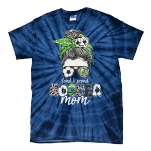 Cute Loud And Proud Soccer Mom Tie-Dye T-Shirt