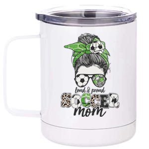 Cute Loud And Proud Soccer Mom 12 oz Stainless Steel Tumbler Cup