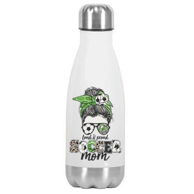 Cute Loud And Proud Soccer Mom Stainless Steel Insulated Water Bottle