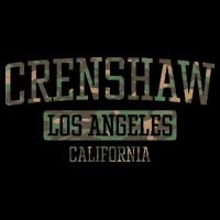 Crenshaw Los Angeles California Vintage Camo Backpack
