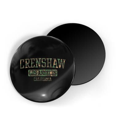 Crenshaw Los Angeles California Vintage Camo Magnet