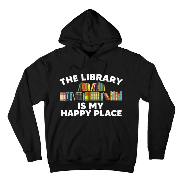 Cool Library Art For Wo Bookworm Librarian Book Lover Hoodie