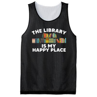 Cool Library Art For Wo Bookworm Librarian Book Lover Mesh Reversible Basketball Jersey Tank